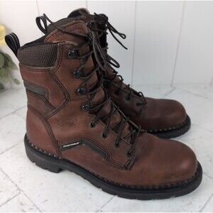 Red Wing Dynaforce Men’s Leather 8” Soft Toe 938 Electrical Hazard Boots 9.5 D